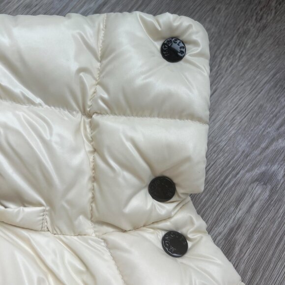 Authentic Moncler Parana Hooded Jacket / Size 00 / Ivory with blue lining - Picture 6 of 11